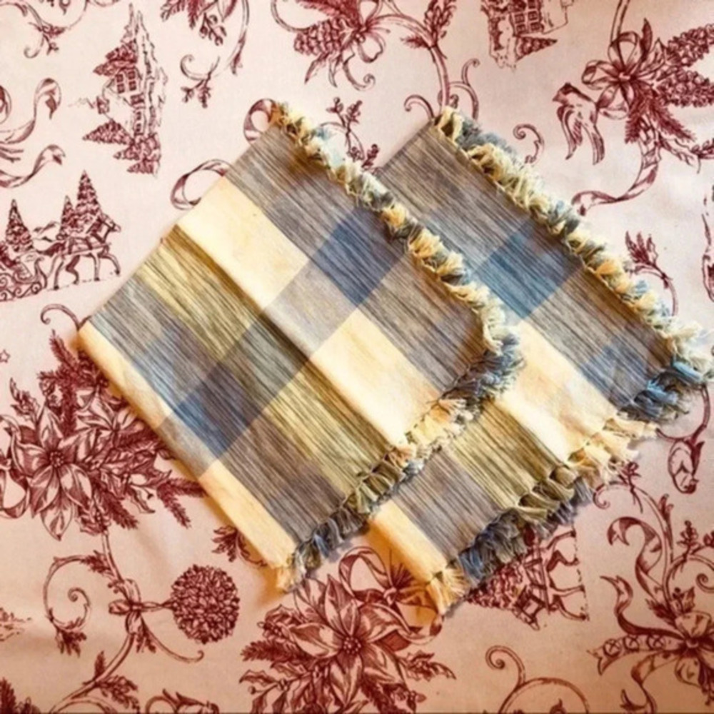 Set of 2 placement setting!Home Studio!blu…